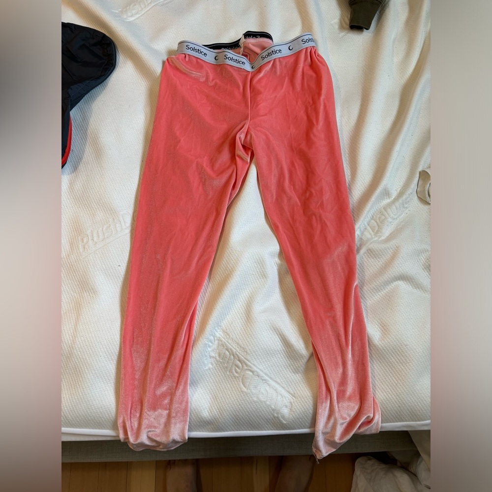 Solstice Intimates Velvet Leggings large